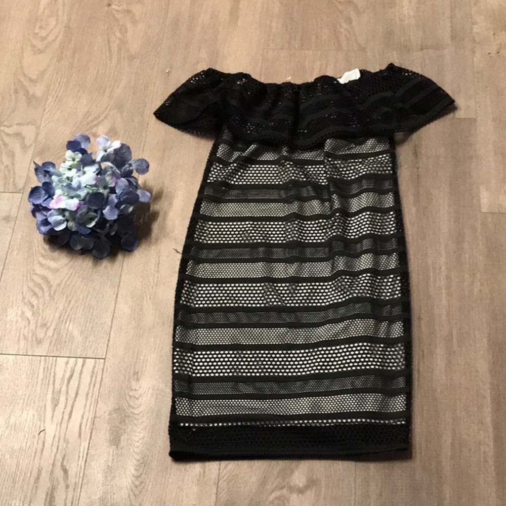 Petite black dress NWT
